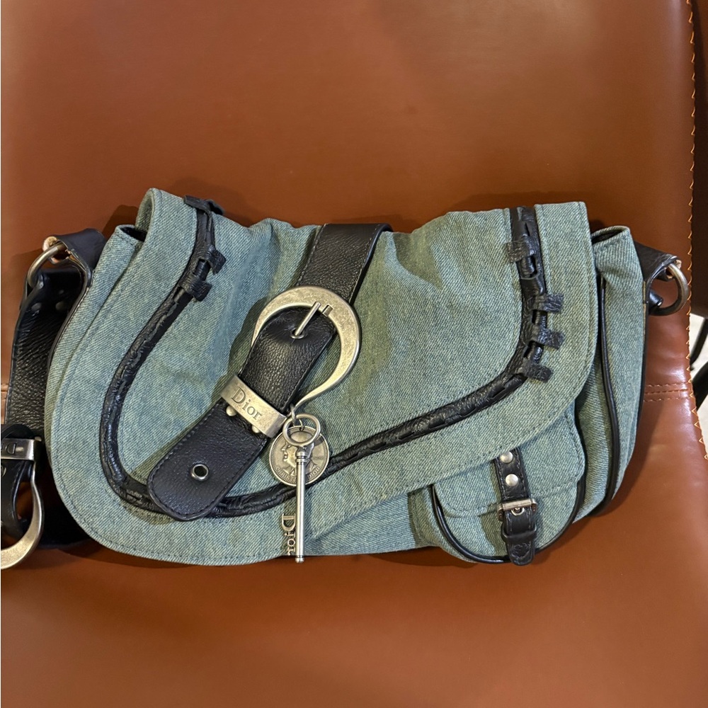 Dior Denim Gaucho bag